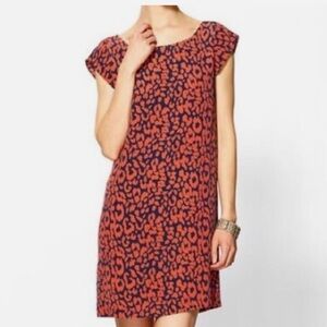 Joie Orange and Navy Women's Dress